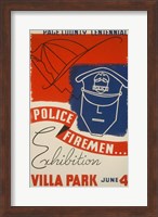 Police Firemen Exhibition Villa Park June 4th Fine Art Print