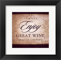 Wine Inspiration III Fine Art Print