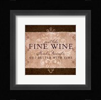 Wine Inspiration II Framed Print