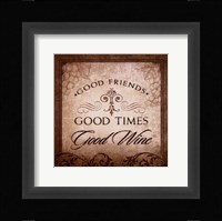 Wine Inspiration I Framed Print