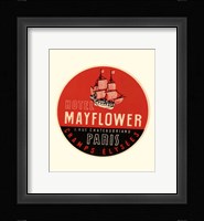 Vintage Travel Label VII Framed Print