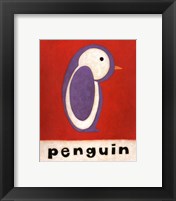 P is for Penguin Fine Art Print