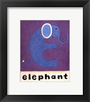 E is for Elephant Fine Art Print