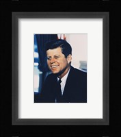 John F. Kennedy, White House Color Photo Portrait Fine Art Print
