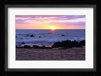 Keawakapu Beach Sunset Long Exposure Fine Art Print