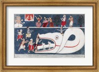Krishna Kills Aghasura Fine Art Print