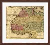 Map of Africa 1742 Fine Art Print