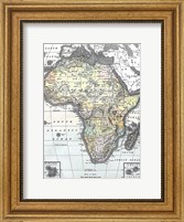 Map of Africa from Encyclopaedia Britannica 1890 Fine Art Print