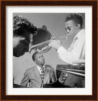 Miles Davis, Howard McGhee, September 1947 Fine Art Print