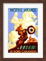 Notre Arm'e a Besoin de Bons Canadiens Fine Art Print