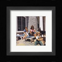 Photograph of Kennedy Family with Dogs During a Weekend at Hyannisport Fine Art Print