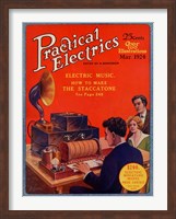 Practical Electrics March 1924 Cover Fine Art Print