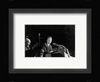 President Addresses State Democratic Chairman George Farr Fine Art Print