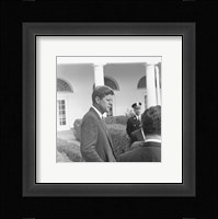 President KennedyGreets Latin American Archivists Fine Art Print