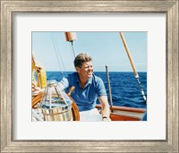 President Kennedy Vacations at Hammersmith Farm Fine Art Print