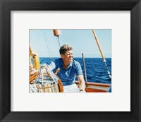 President Kennedy Vacations at Hammersmith Farm Fine Art Print