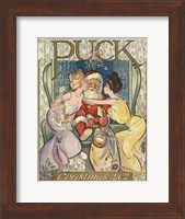 Santa 1902 Puck Cover Fine Art Print