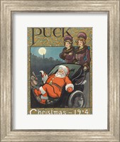 Santa 1904 Puck Cover Fine Art Print
