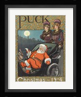 Santa 1904 Puck Cover Fine Art Print