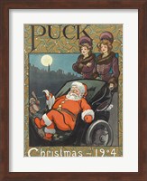 Santa 1904 Puck Cover Fine Art Print