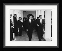 Sargent Shriver with JFK Fine Art Print