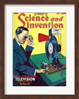 Science and Invention Nov 1928 Cover Fine Art Print