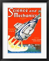 Science and Mechanics Nov 1931 Cover Framed Print