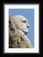 Sideview of George Washington Statue at Mt Rushmore Fine Art Print