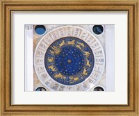 St Marks Venice Clock Fine Art Print
