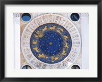 St Marks Venice Clock Framed Print
