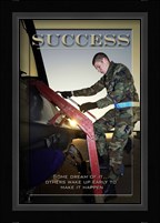 Success Affirmation Poster, USAF Fine Art Print