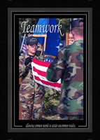 Teamwork Affirmation Poster Fine Art Print