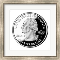 United States Quarter, obverse, 2004 Fine Art Print