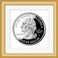 United States Quarter, obverse, 2004 Fine Art Print