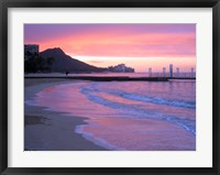 Waikiki Beach Sunset Fine Art Print