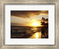 Waikiki Beach at Sunset Fine Art Print