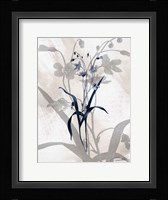 Indigo Bloom III Framed Print