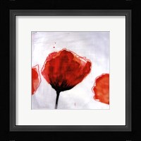 Red Drops III Framed Print
