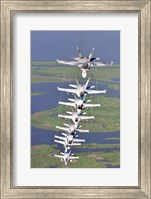 FA-18 Hornets Fine Art Print