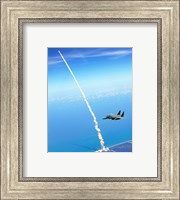 4th FW Strike Eagles Assist Shuttle Launch Fine Art Print