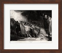 George Romney - William Shakespeare - The Tempest Act I, Scene 1 Fine Art Print