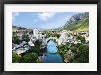 Mostar Old Town Panorama 2007 Fine Art Print