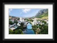 Mostar Old Town Panorama 2007 Fine Art Print