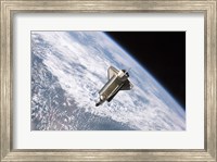 STS115 Atlantis Undock ISS Fine Art Print
