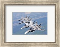 Two F-A-18 Hornets Fine Art Print