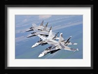 Two F-A-18 Hornets Fine Art Print