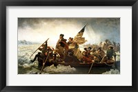 Washington Crossing the Delaware by Emanuel Leutze, MMA-NYC, 1851 Framed Print