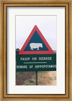 Beware of Hippopotamus Fine Art Print