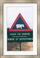 Beware of Hippopotamus Fine Art Print