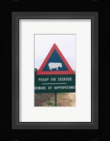 Beware of Hippopotamus Fine Art Print